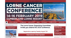 Desktop Screenshot of lornecancer.org